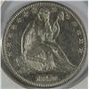 Image 1 : 1870 SEATED HALF DOLLAR AU