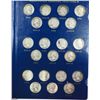 ALMOST COMPLETE SET OF SILVER WASHINGTON QUARTERS 1932-1964 (81 COINS)