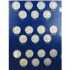 Image 3 : ALMOST COMPLETE SET OF SILVER WASHINGTON QUARTERS 1932-1964 (81 COINS)