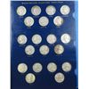 Image 4 : ALMOST COMPLETE SET OF SILVER WASHINGTON QUARTERS 1932-1964 (81 COINS)