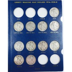 PARTIAL COLLECTION OF WALKING LIBERTY HALF DOLLARS (31 COINS) MANY BETTER DATES