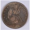 1873-S SEATED HALF DOLLAR, AU-58