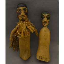 TWO NWC WOOD FIGURES