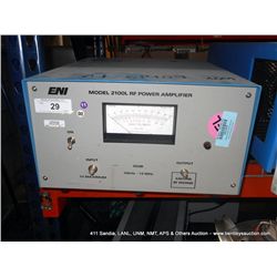 ENI 2100 LRF POWER AMPLIFIER (print sequence:) 61409