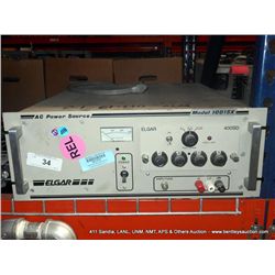 ELGAR 100SX AC POWER SOURCE (print sequence:) 61410