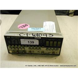 HP 8116A PULSE FUNCTION GENERATOR 50 MHZ (print sequence:) 61093