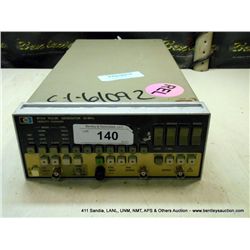 HP 8112A PULSE GENERATOR 50 MHZ (print sequence:) 61092