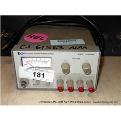 HP 6234A DUAL OUTPUT POWER SUPPLY (print sequence:) 61563