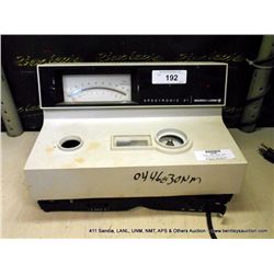 BAUSCH & LOMB SPECTRONIC 20 (print sequence:) 446