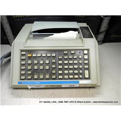 HP 5880A SERIES GC TERMINAL (print sequence:) 31