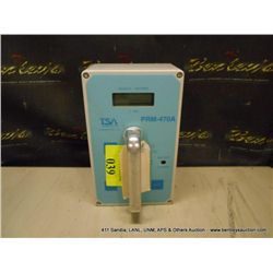 TSA PRM-470A MULTICHANNEL ANALYZER (print sequence:) A-039