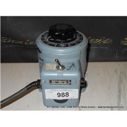 POWERSTAT 3PN116B VARIABLE AUTOTRANSFORMER