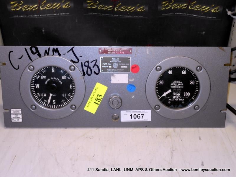 BENDIX FRIEZ 130 AEROVANE WIND INDICATOR (print sequence:) J-183