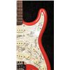 Image 1 :  Bloc Party / The Zutons: a guitar autographed by both bands, a Stratocaster guitar, with a Fiesta R