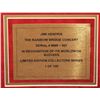 Image 2 :  Jimi Hendrix Rainbow Bridge Concert The Late Show, 1 of 100 gold mounted record, issued in recognit