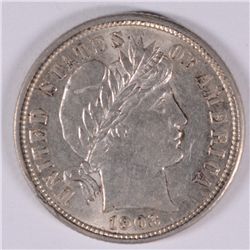 1903-O BARBER DIME CHOICE BU