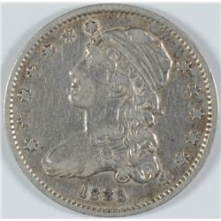 1835 CAPPED BUST QUARTER XF
