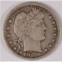 1901 BARBER QUARTER, XF