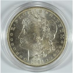1884-O MORGAN SILVER DOLLAR, MS-64 WHITE