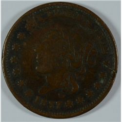 1837 HARD TIMES TOKEN VG/F