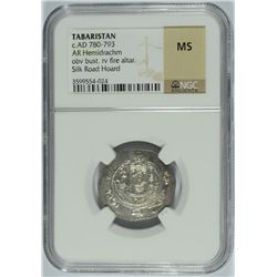 (AD 780-793) TABARISTAN (AR HEMIDARACHM) NGC MS