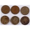 Image 1 : (6) INDIAN HEAD CENTS (57, 63, 64 CN, 66, 67, 68)