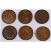 Image 1 : (6) INDIAN HEAD CENTS (70, 76, 79, 04, 06, 07)