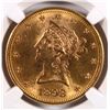 Image 2 : 1898-S $10 GOLD LIBERTY NGC MS-63