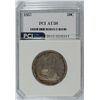 Image 1 : 1857  SEATED HALF DOLLAR, PCI AU-58