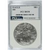 Image 1 : 2000 AMERICAN SILVER EAGLE, PCI MS-70! TRENDS $5000.00