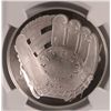 Image 2 : 2014 BASEBALL HALL OF FAME SILVER DOLLAR, NGC PROOF-70 ULTRA CAMEO  BEAUTIFUL!