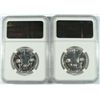 Image 2 : ( 2 ) 1957 FRANKLIN HALF DOLLAR, NGC PROOF-66