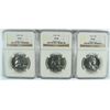 Image 1 : ( 3 ) 1959 FRANKLIN HALF DOLLARS, NGC PROOF-66