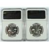 Image 2 : ( 2 ) 1961 FRANKLIN HALF DOLLARS, NGC PROOF-66