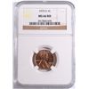 Image 1 : 1973-S LINCOLN CENT, NGC MS-66 RED!  RARE! THERE HAVE BEEN NO SALES OF MS-67 RED