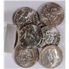 Image 1 : GEM BU ROLL OF 1964 & 1964-D FRANKLIN HALF DOLLARS