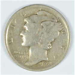 1921 MERCURY DIME FINE