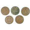 Image 2 : LOT OF (5) BETTER DATE INDIAN HEAD CENTS LOWER  GRADES 1863, 1869, 1871, 1882,
