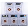 Image 2 : LOT OF (5) PCGS PR69 DCAM LINCOLN CENTS 2002-S, 2003-S, 2004-S, 2007-S, 2010-S