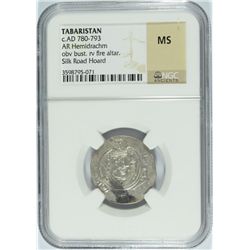 (AD 780-793) TABARISTAN (HEMIDARCHM) NGC MS