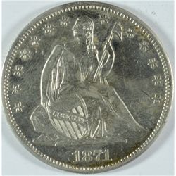 1871-S SEATED HALF DOLLAR MS-63