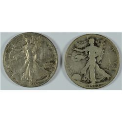 1919 & 1935-S WALKING LIBERTY HALF DOLLAR