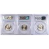 Image 2 : 1946 P,D & S WASHINGTON QUARTERS, ALL PCGS MS-65