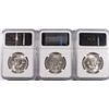 Image 2 : LOT OF ( 3 ) 1949 FRANKLIN HALF DOLLAR, NGC MS-62 FBL
