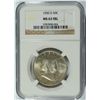 Image 1 : 1950-D FRANKLIN HALF DOLLAR, NGC MS-63 FBL