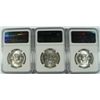 Image 2 : ( 3 ) 1951-D FRANKLIN HALF DOLLARS, NGC MS- 62 FBL