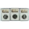 Image 1 : ( 3 ) 1960 FRANKLIN HALF DOLLAR, NGC PROOF-67