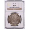 Image 1 : 1886 MORGAN SILVER DOLLAR, NGC MS-65, BEAUTIFUL RAINBOW COLORS OBVERSE & REVERSE