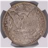 Image 3 : 1886 MORGAN SILVER DOLLAR, NGC MS-65, BEAUTIFUL RAINBOW COLORS OBVERSE & REVERSE