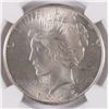 Image 2 : 1925 PEACE SILVER DOLLAR, NGC MS-66!